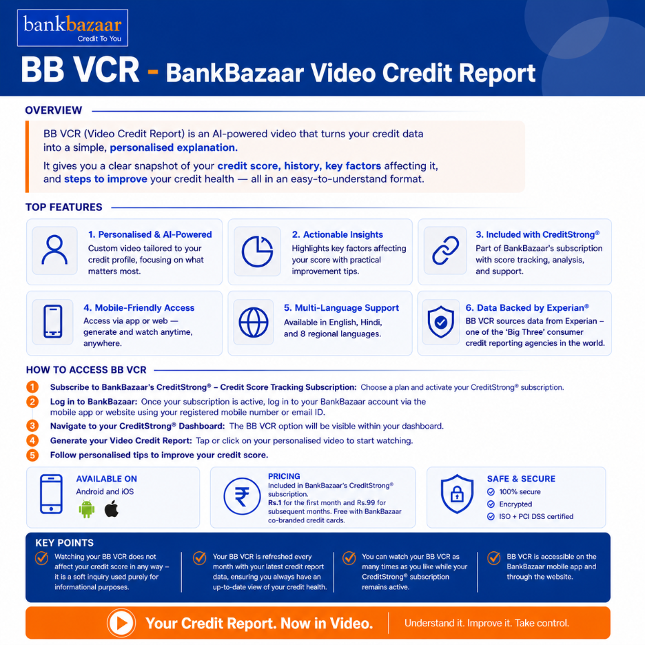 Video credit report video credit report