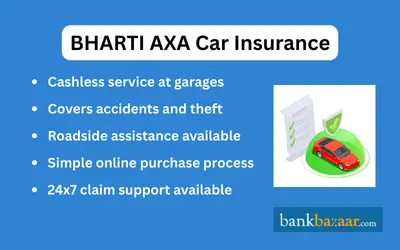 Bharti AXA Car Insurance Infographic