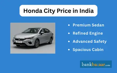 Honda City Price in India