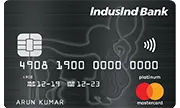 Apply IndusInd Bank Platinum Credit Card